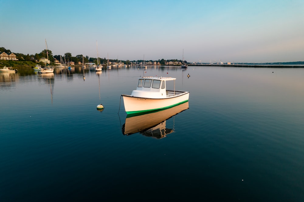 a boat in the water