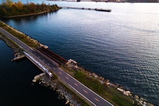 a bridge over a body of water