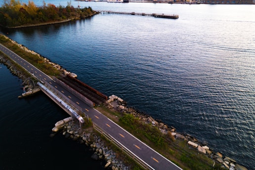 a bridge over a body of water
