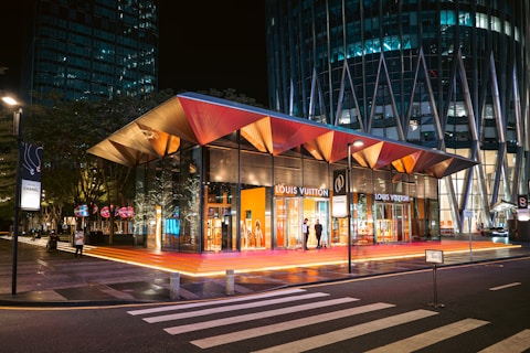 a building with a red roof