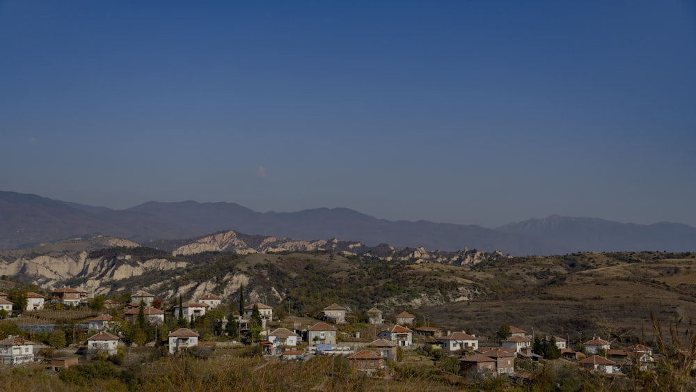 a town in the mountains