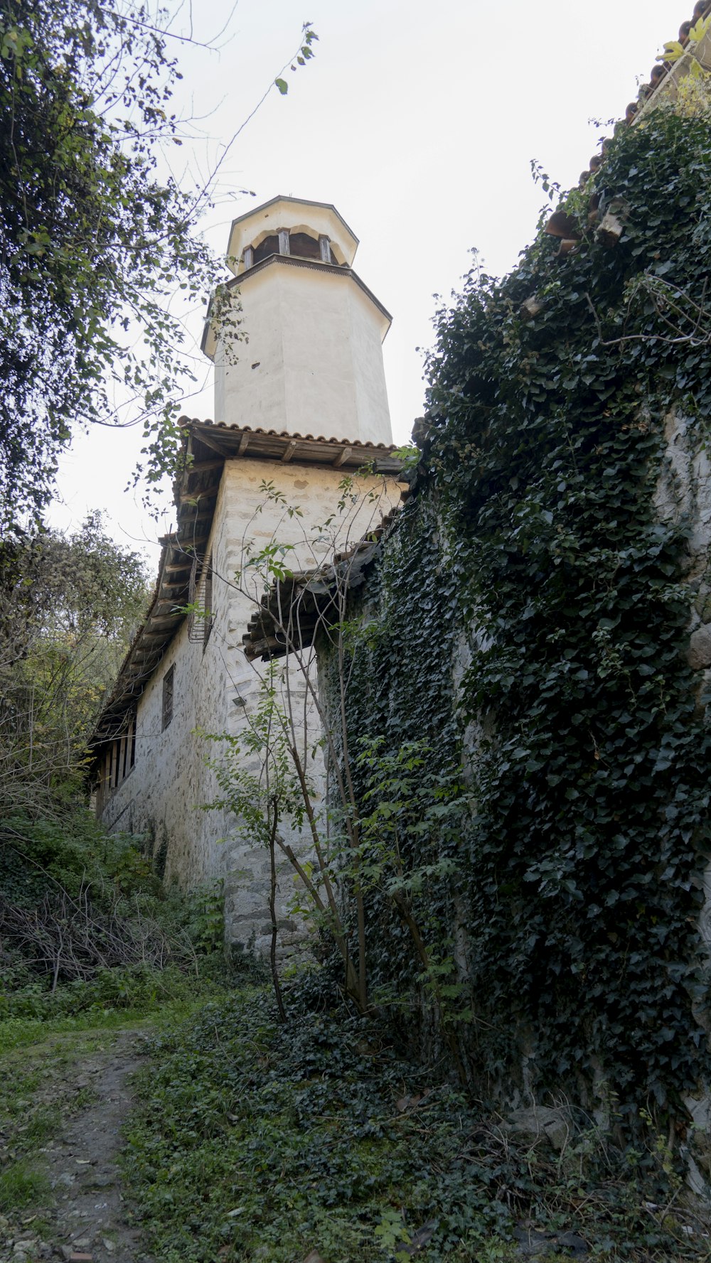 a building with a tower