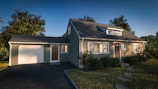 a house with a garage