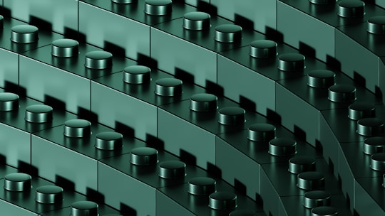 Close-up of innovative modular building components being assembled by engineers.