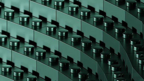 A close-up photo of interlocking wooden modular blocks fitting perfectly together.