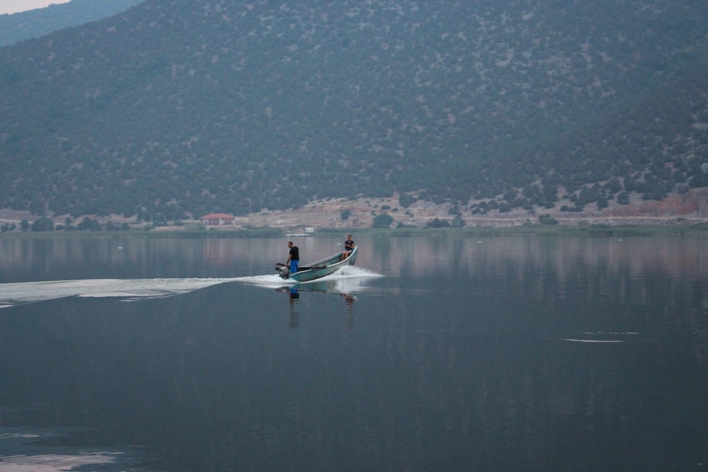 a boat on the water