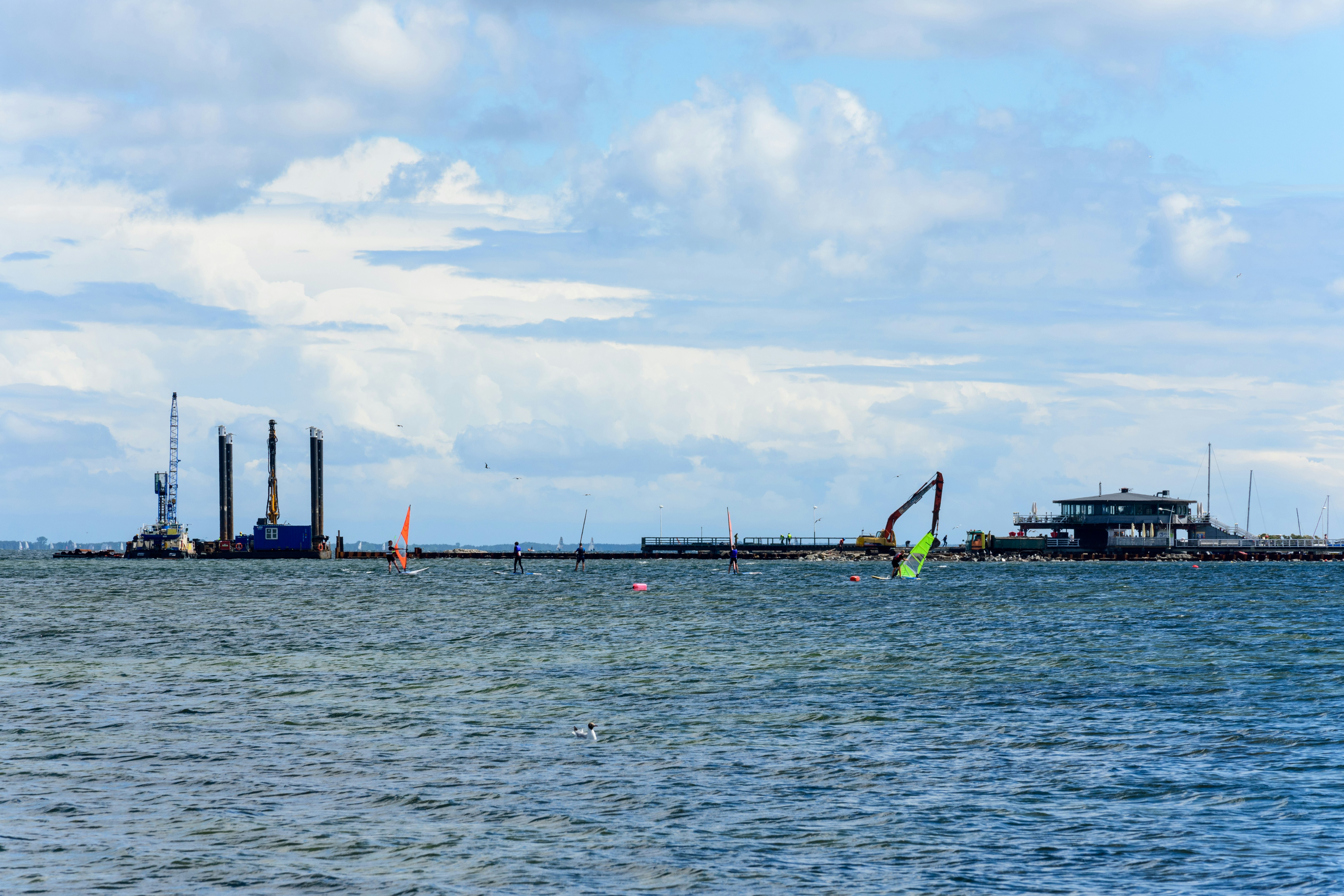 a sailboat in the water