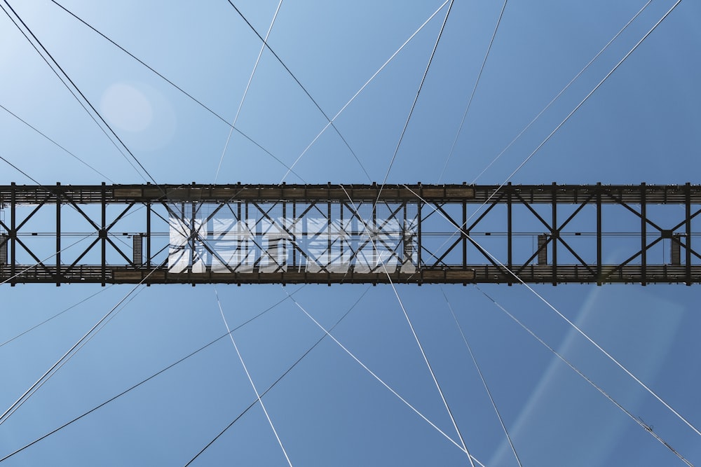 a bridge with many wires