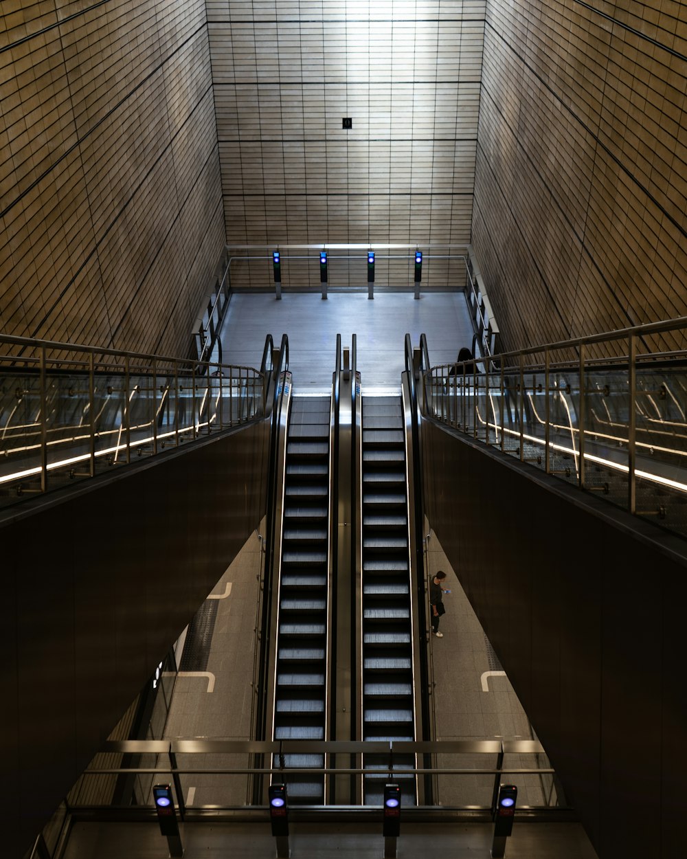 a large staircase in a building