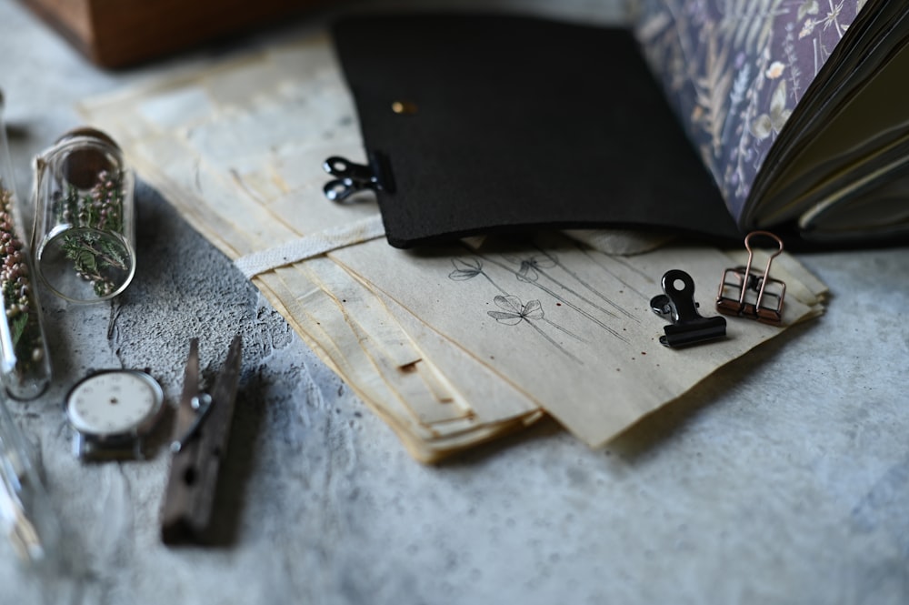 a wooden box with a few keys