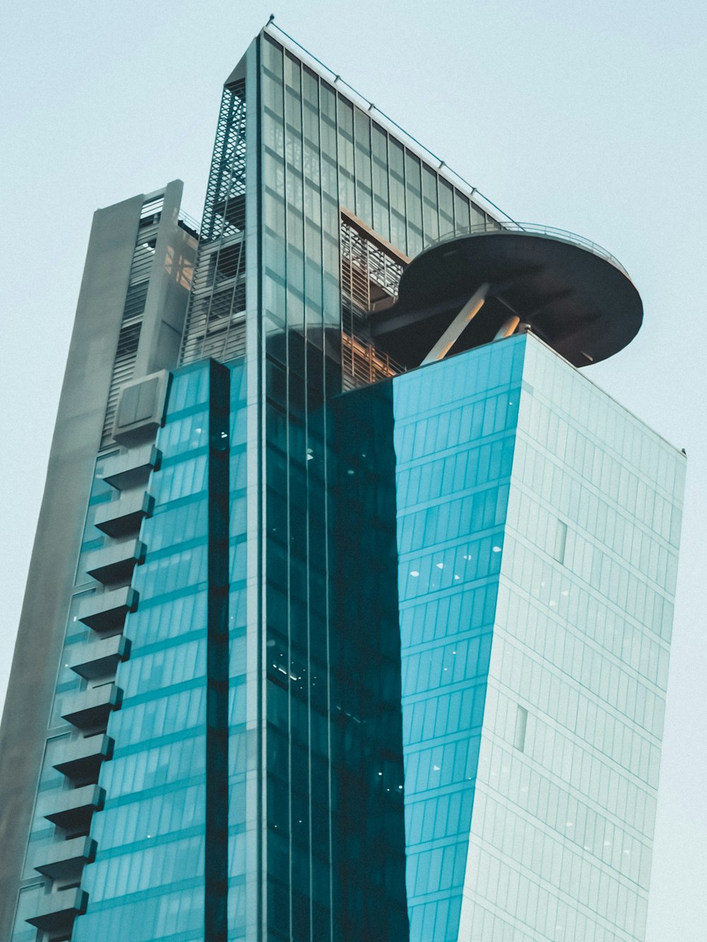 a low angle view of a building