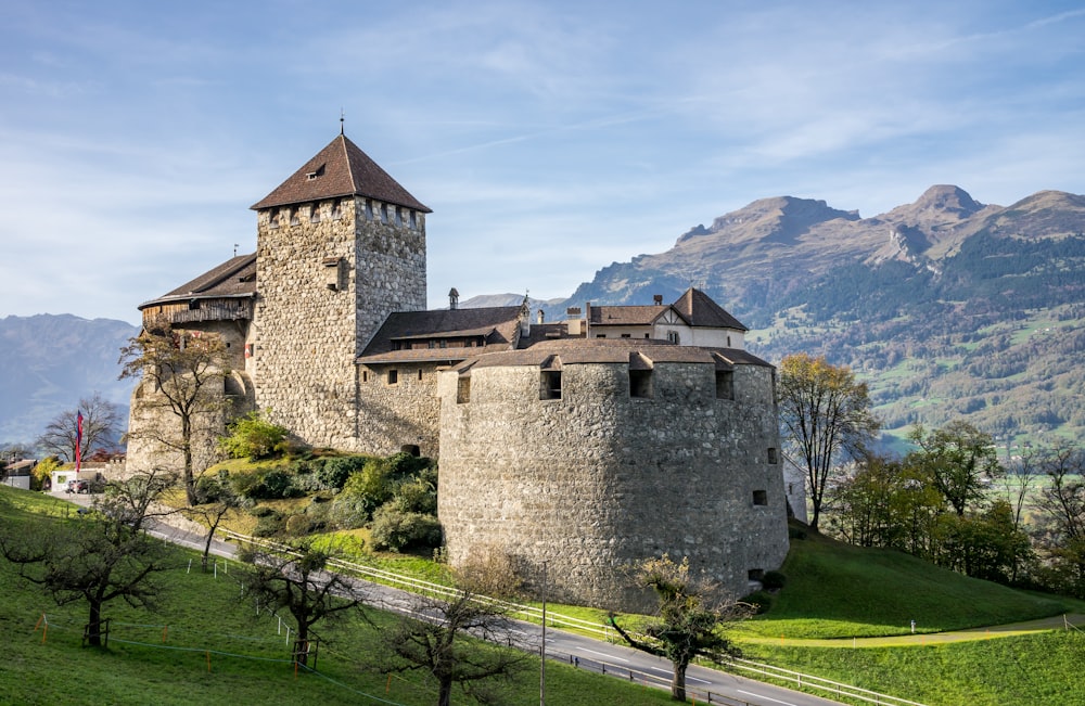 a stone building with Château de Chillon