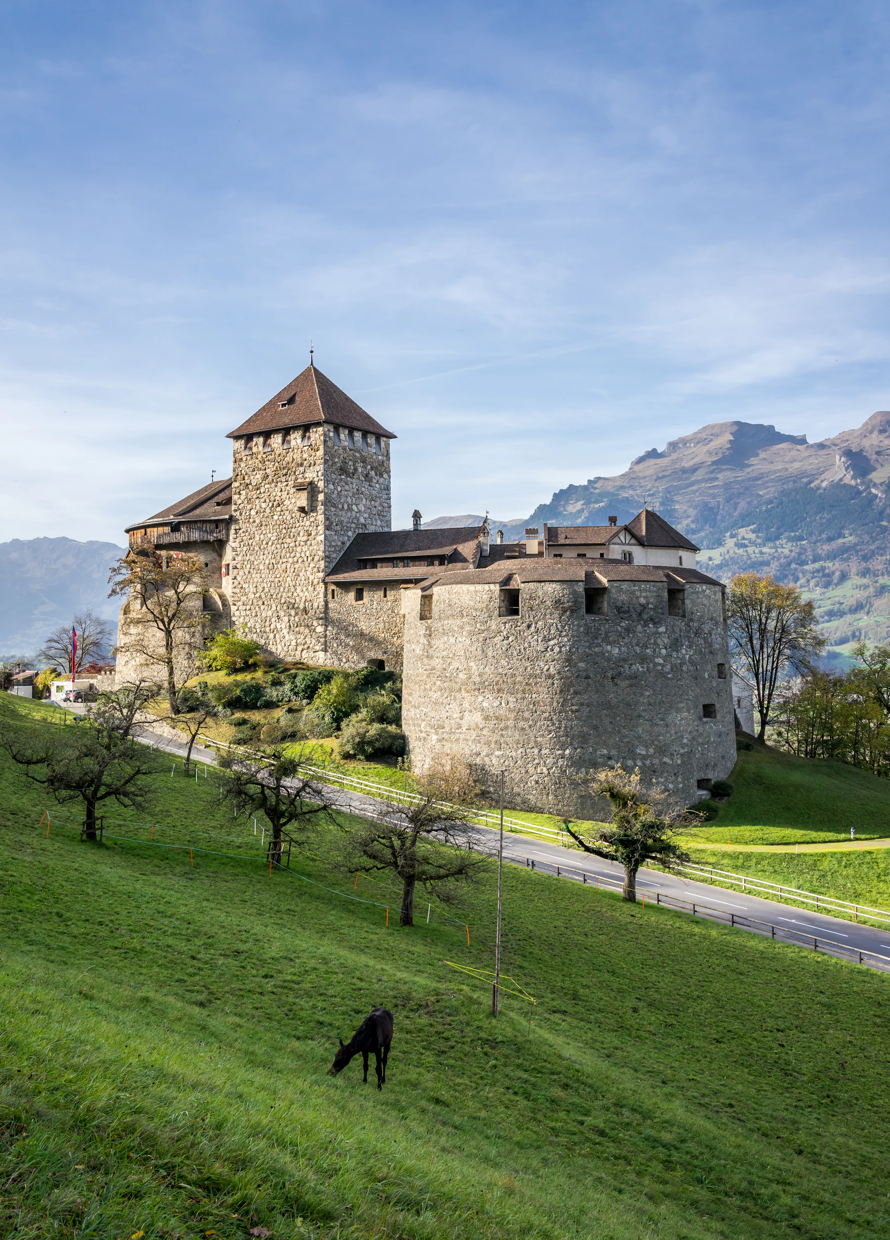 Liechtenstein — Vaduz Castle, Malbun Ski Resort