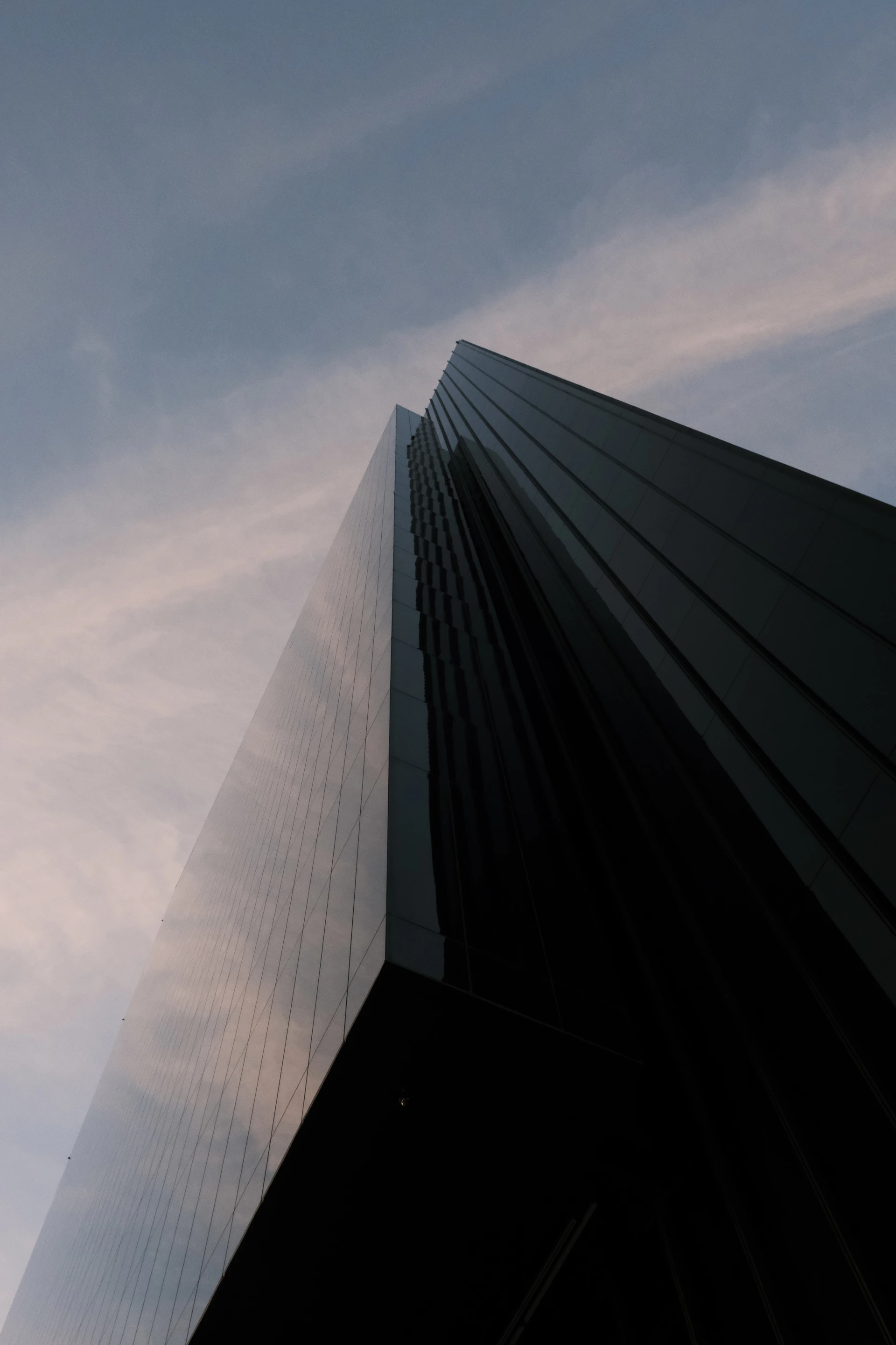 a low angle view of a building
