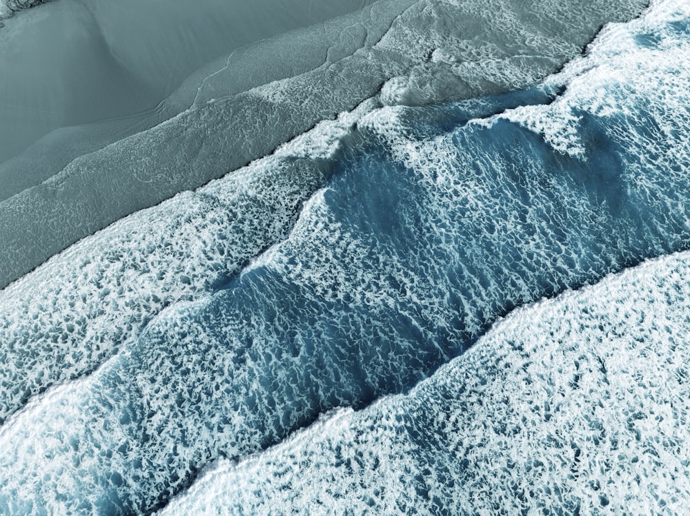 a close-up of some snow