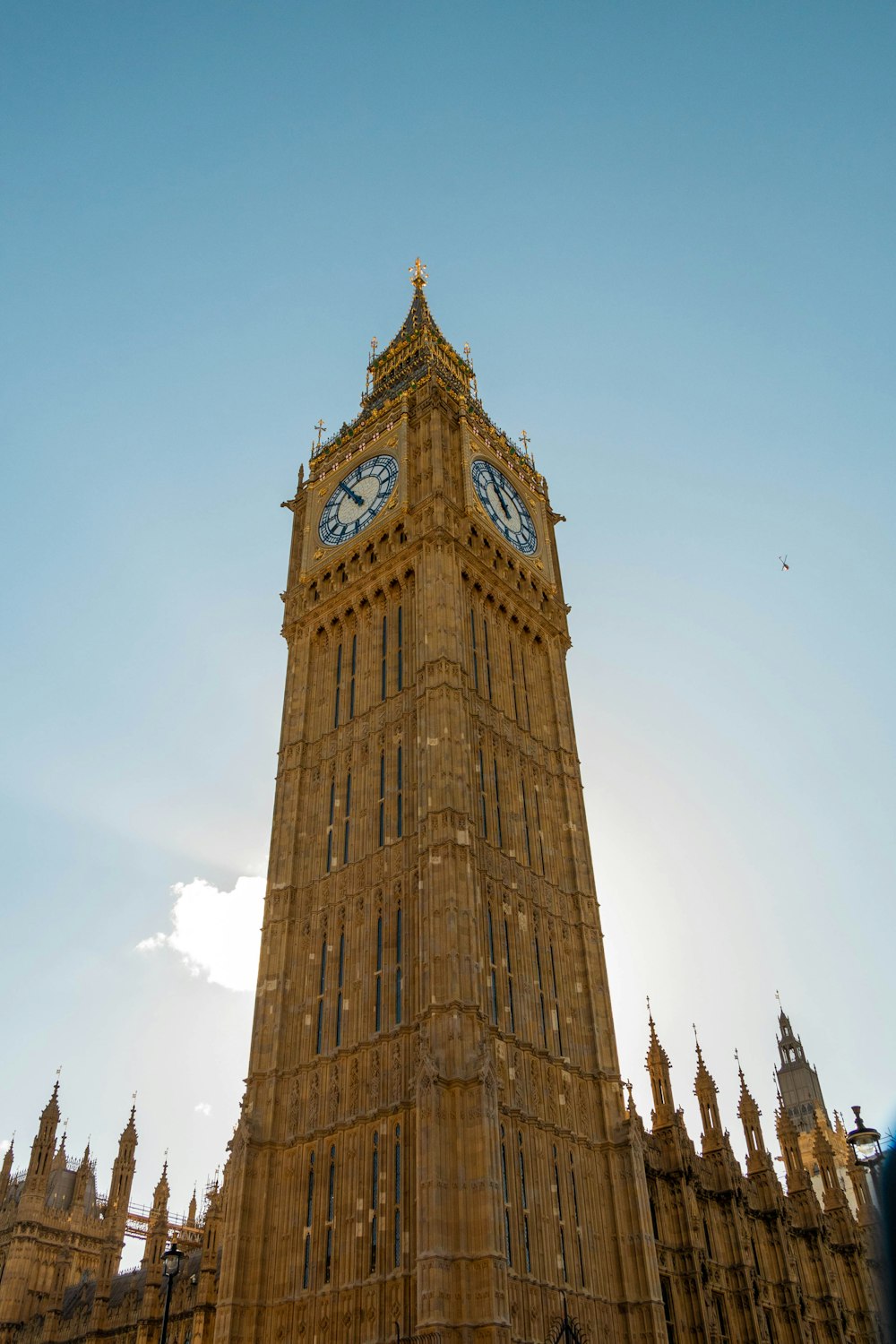 a large clock tower