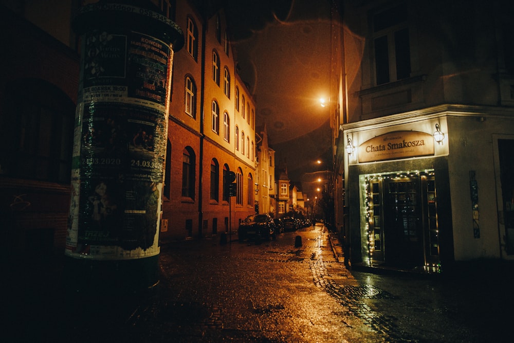 a street with buildings on both sides