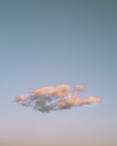 a blue sky with clouds