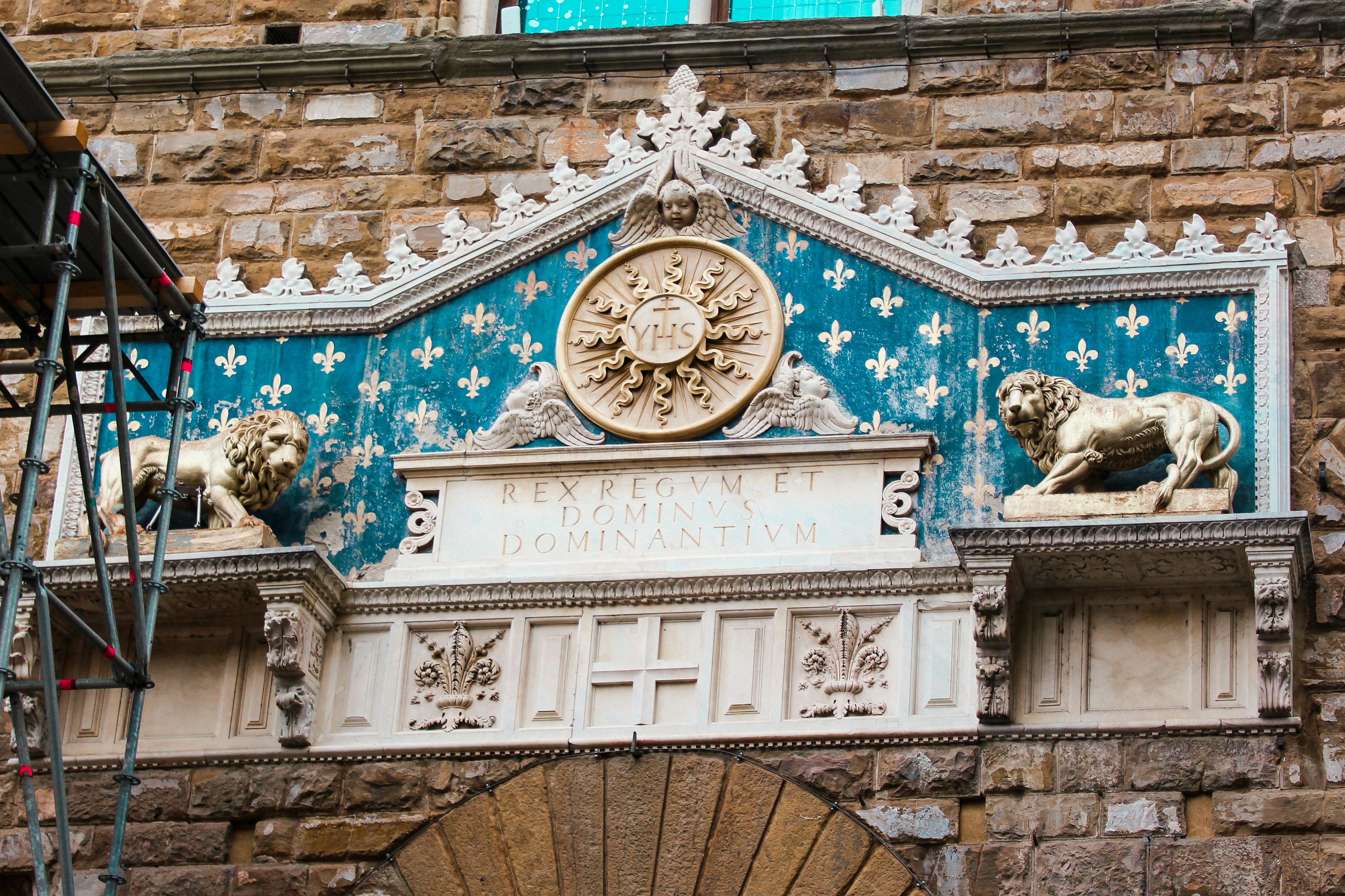 a clock on a building