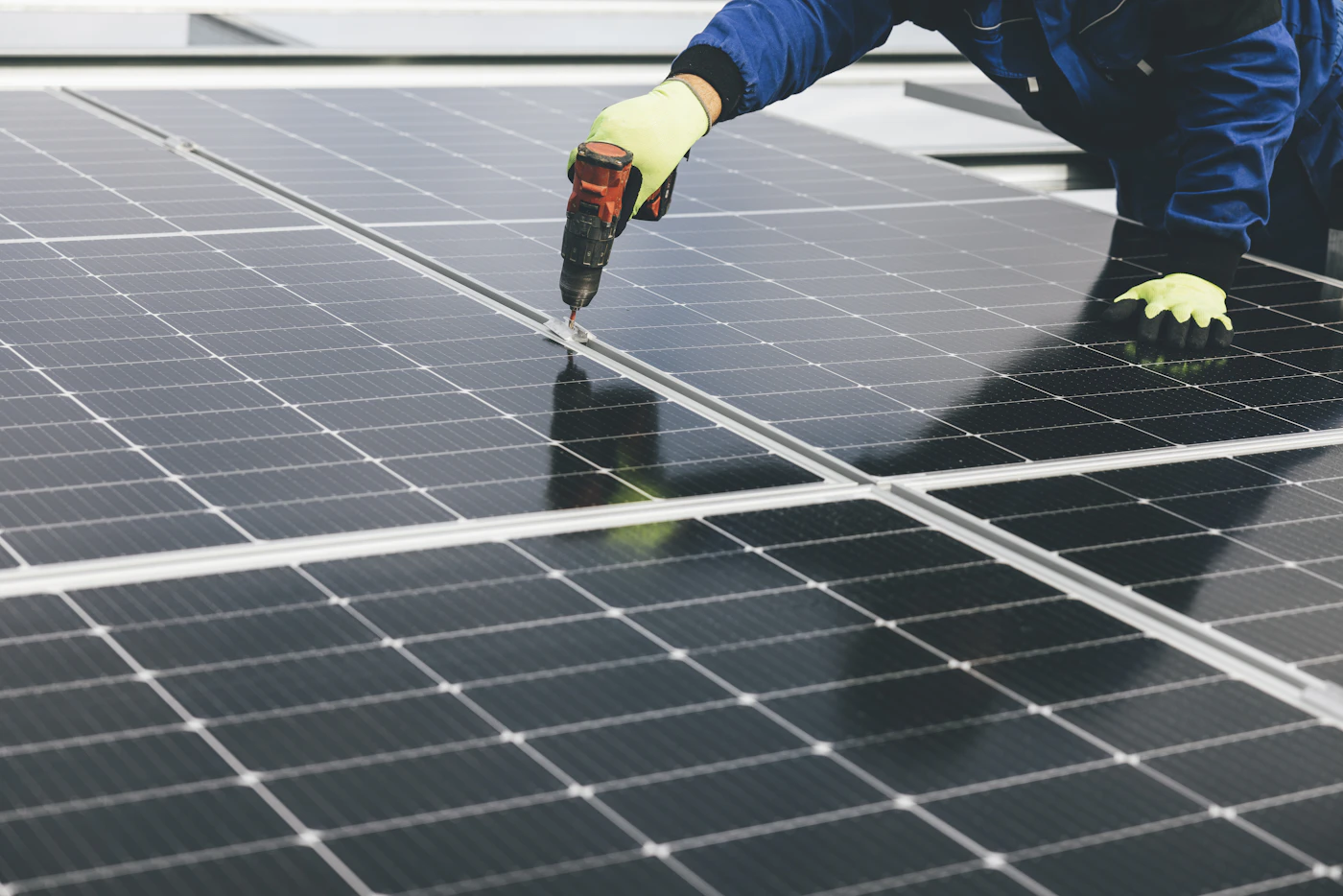 Solar panel installation