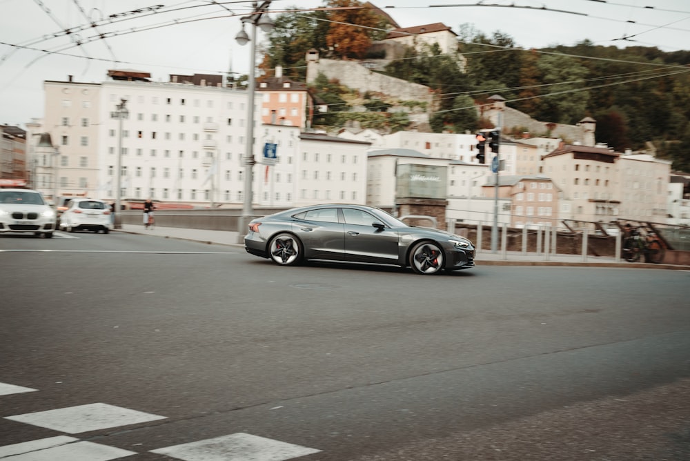 a car on the street