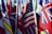 a group of flags