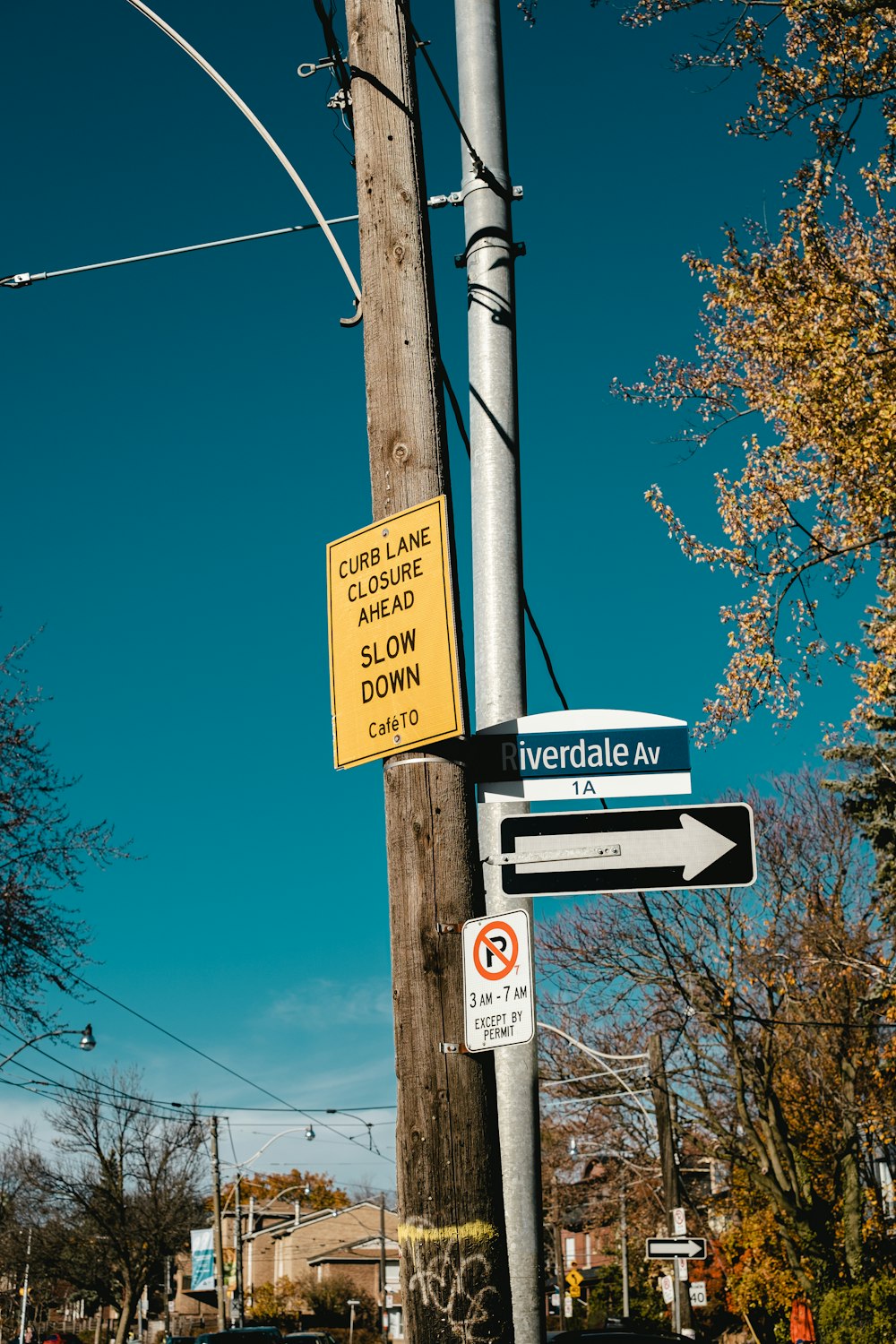 a street sign on a pole