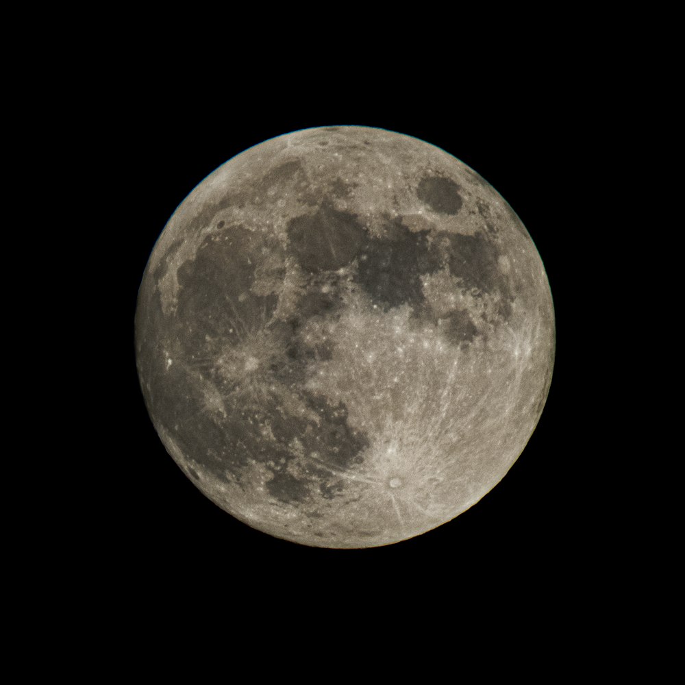 a close up of the moon