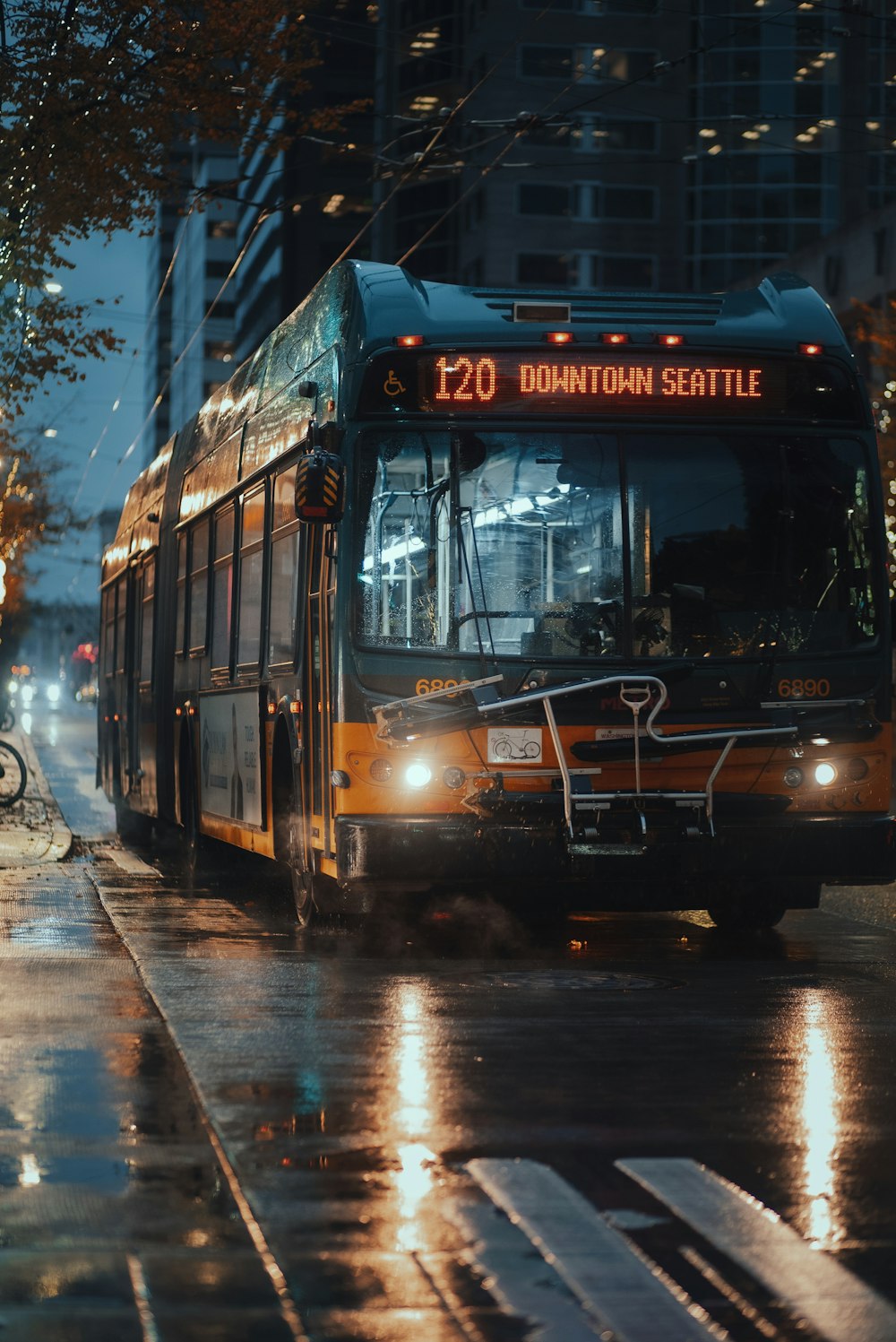 a bus on the street