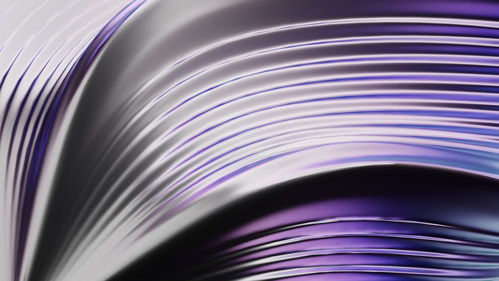 a close up of a purple and white striped fabric
