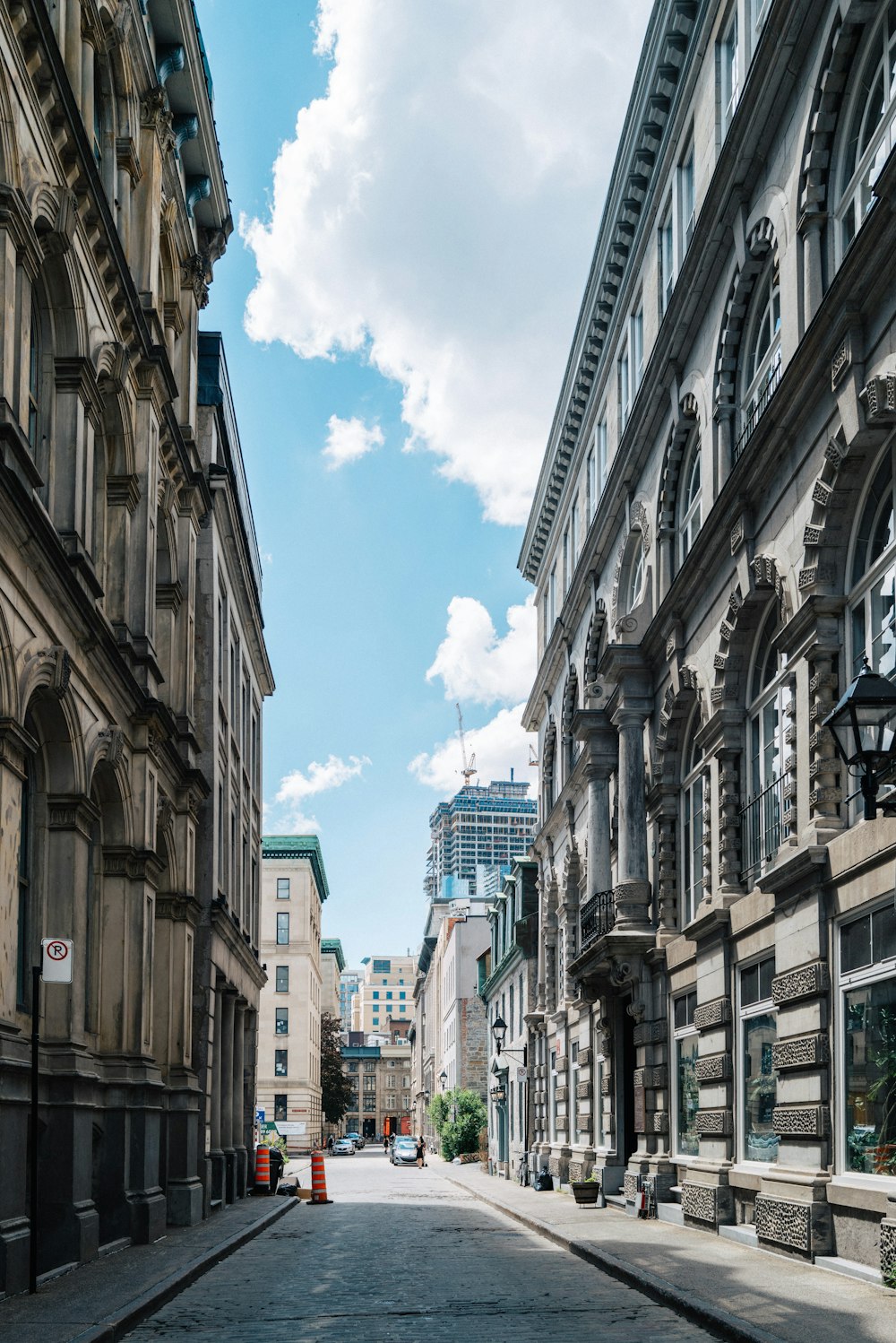 a street with buildings on both sides