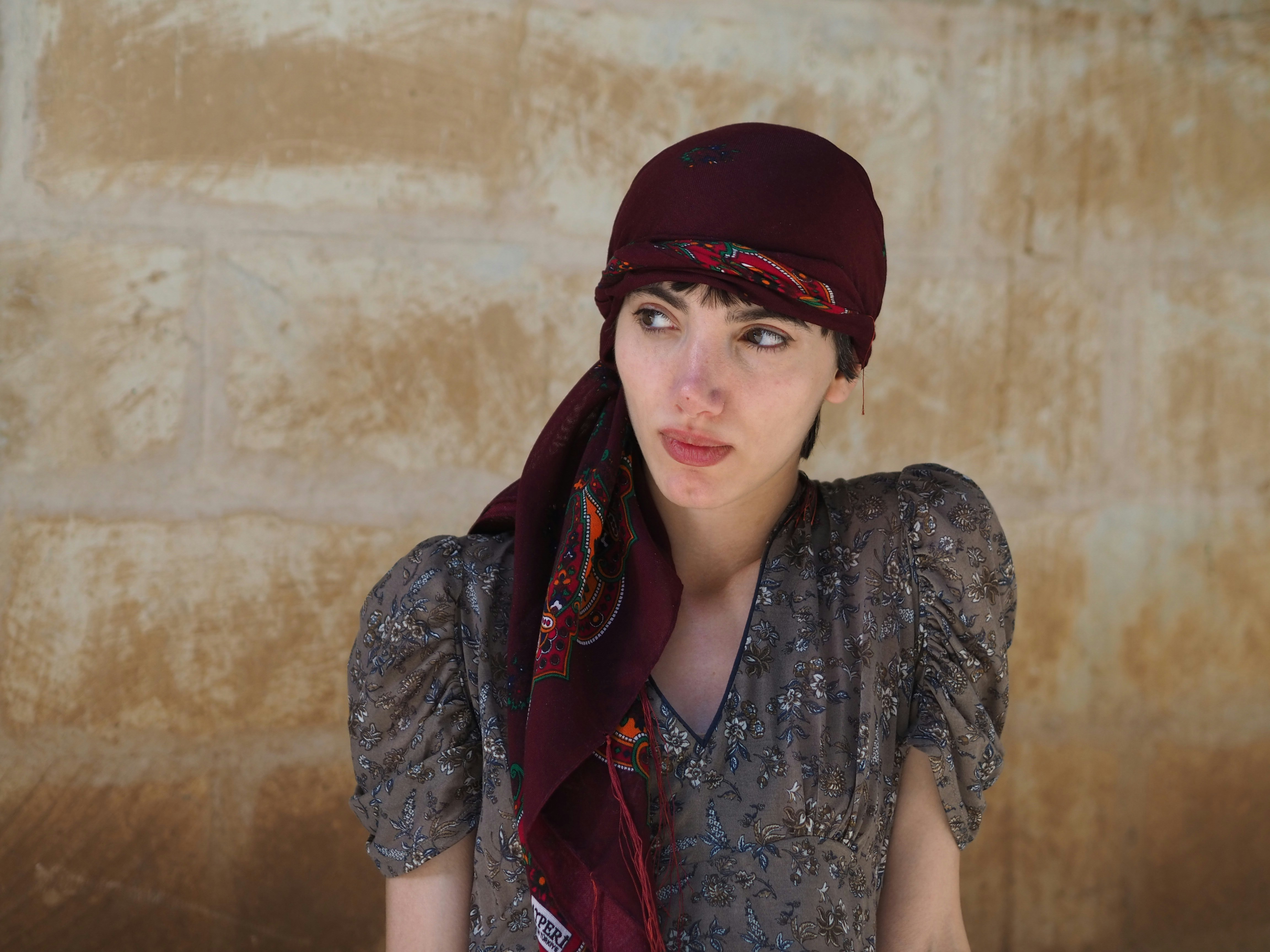 Mardin, Turkey - a woman in the streets of mardin