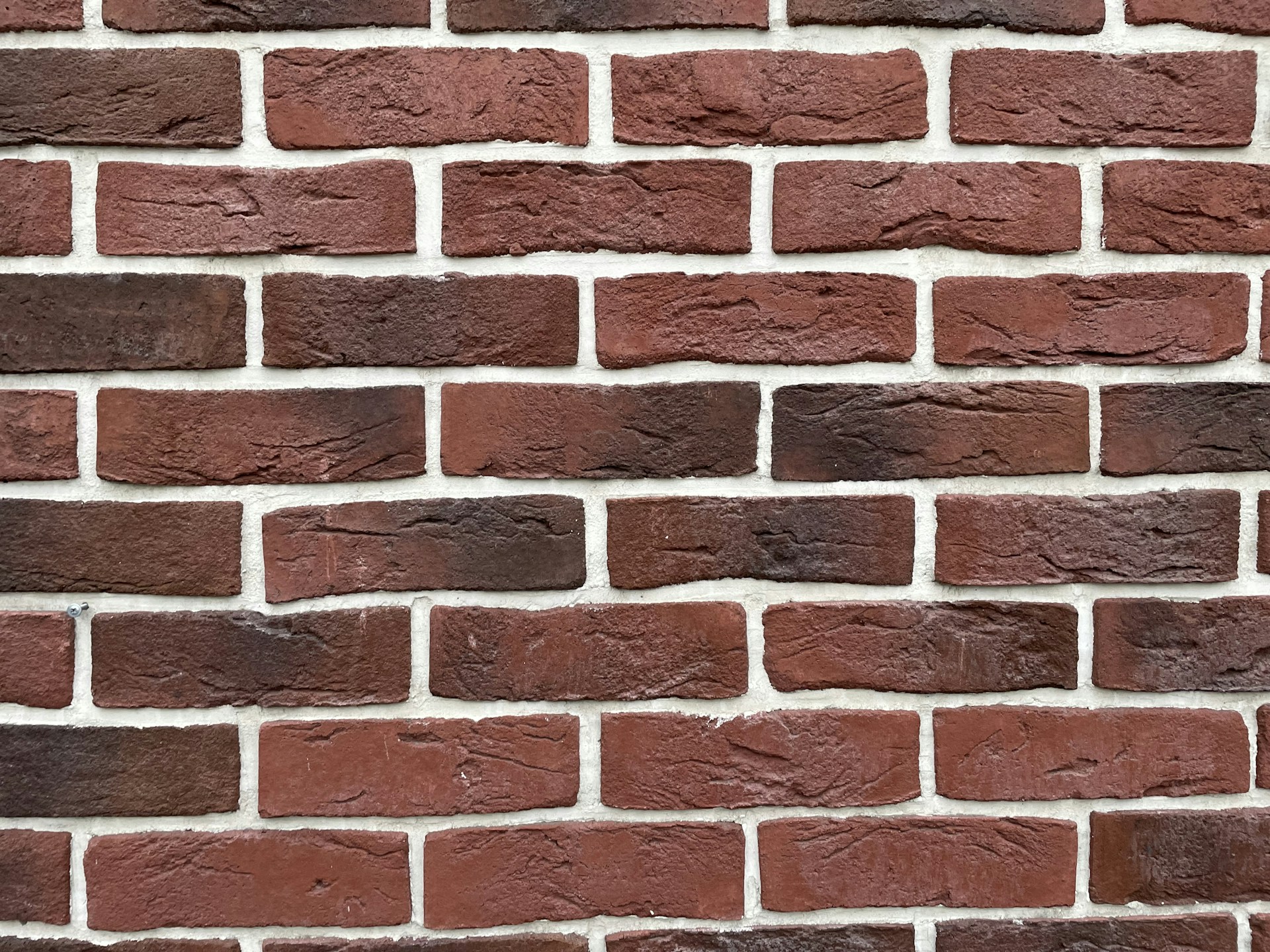 a brick wall with a pattern