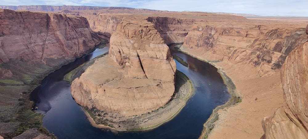 a river running through a canyon