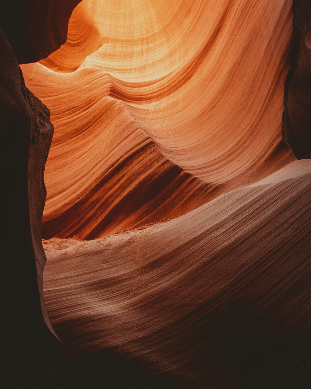 a close-up of a canyon