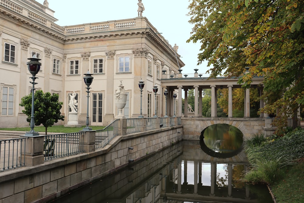 a building with a bridge over it