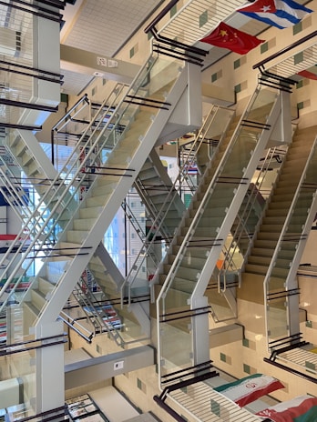 Overview of a complex multi-level capture the flag map with winding corridors and open battlegrounds.