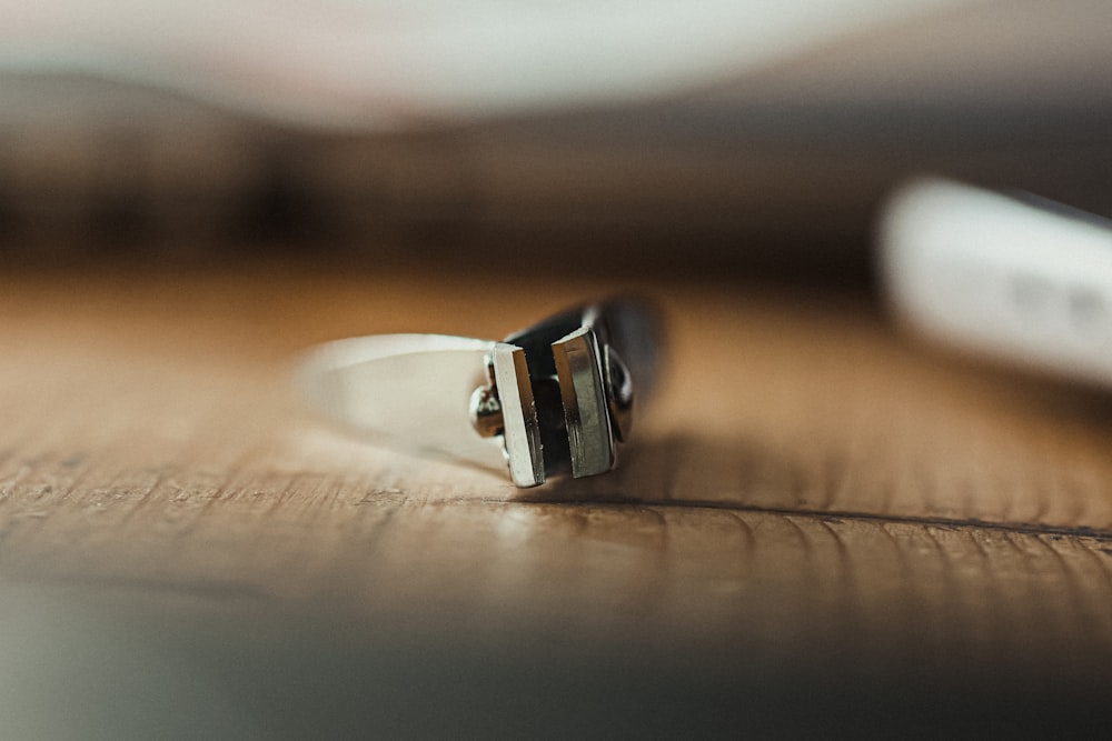 a close-up of a ring