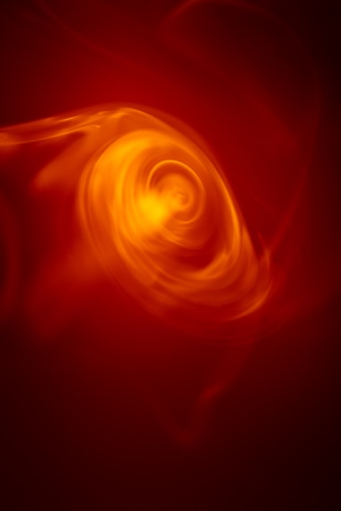 A swirling vortex of energy representing the unification of physical theories.