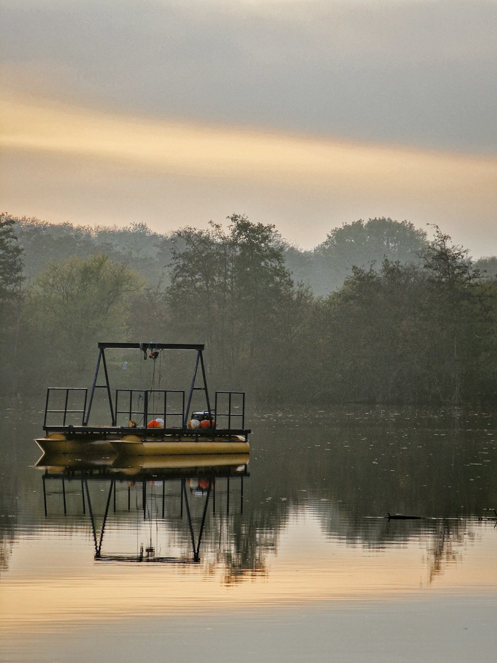 a boat on the water