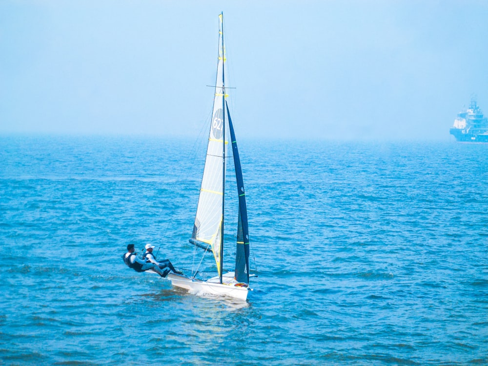 a sailboat in the ocean