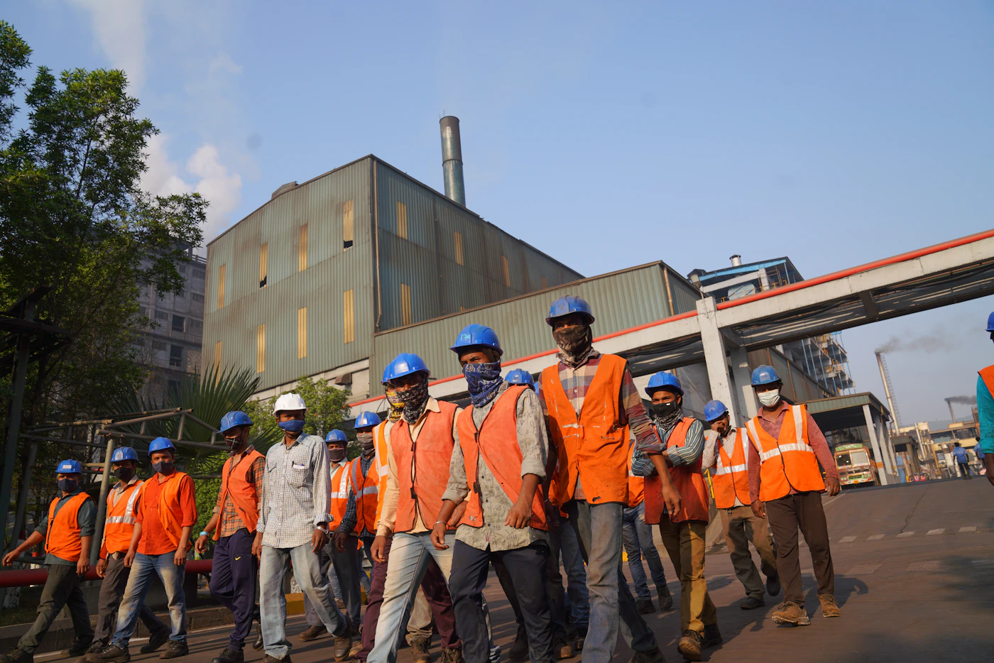 Indian workers in Hyderabad representing dependable service teams