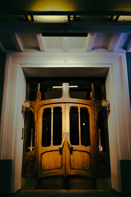 Shaon Door Masters team installing a sturdy door frame in a bright home entrance