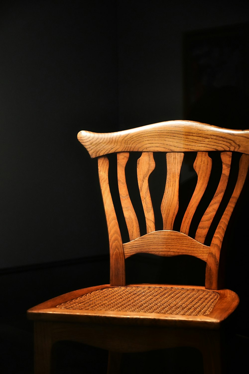 a chair with a cushion