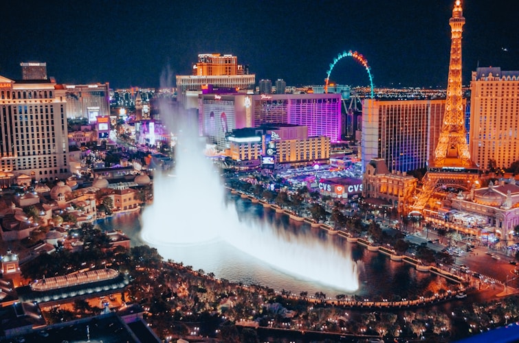 Las Vegas valley skyline where the new opioid rehabilitation center will serve the community