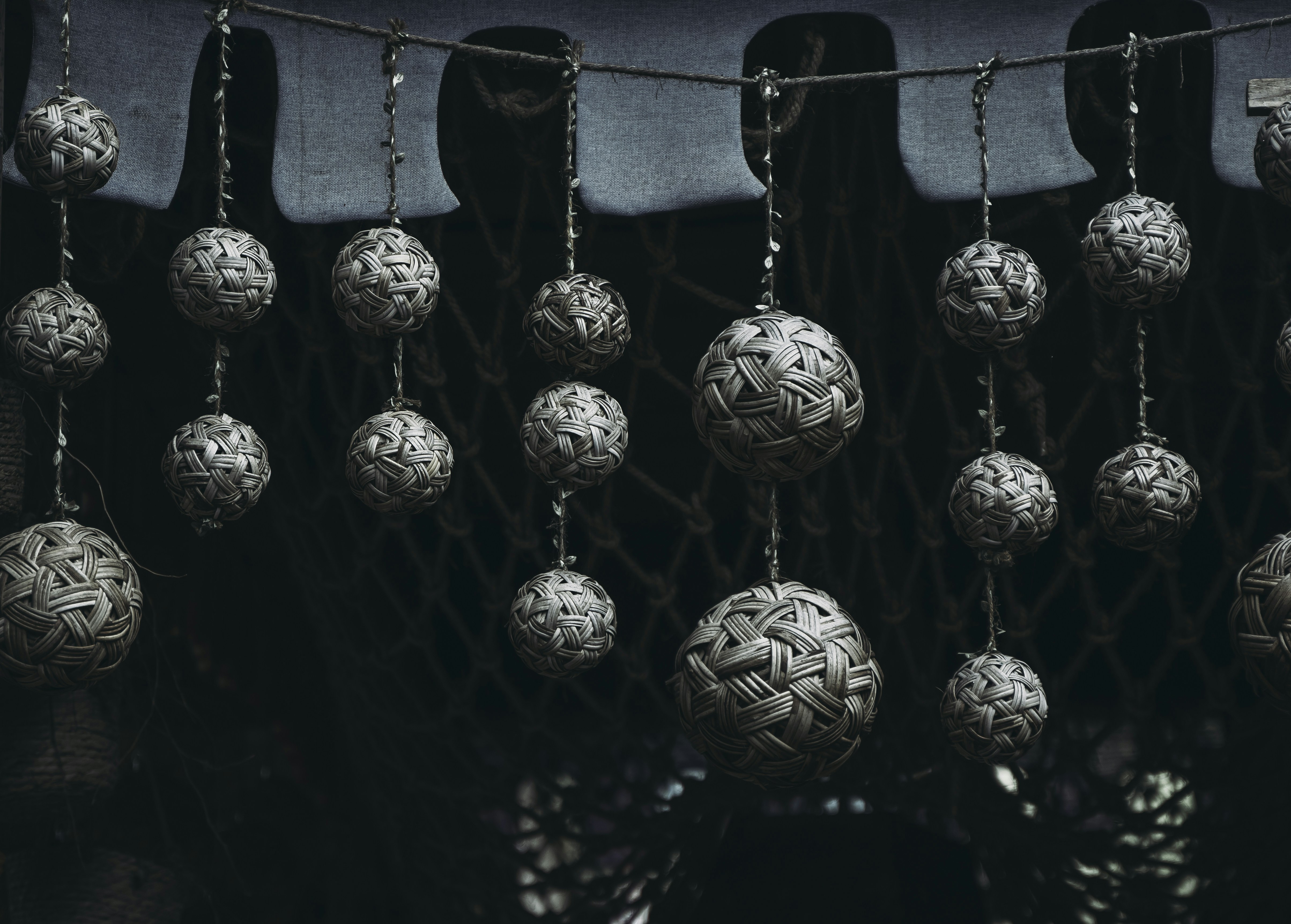 a group of lights
