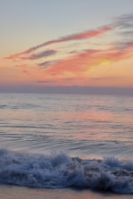 waves on a beach