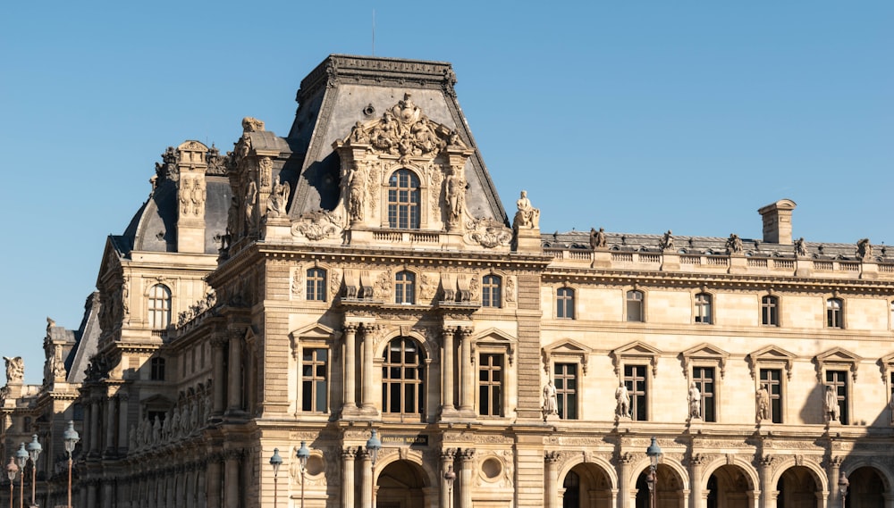 a large building with a tower