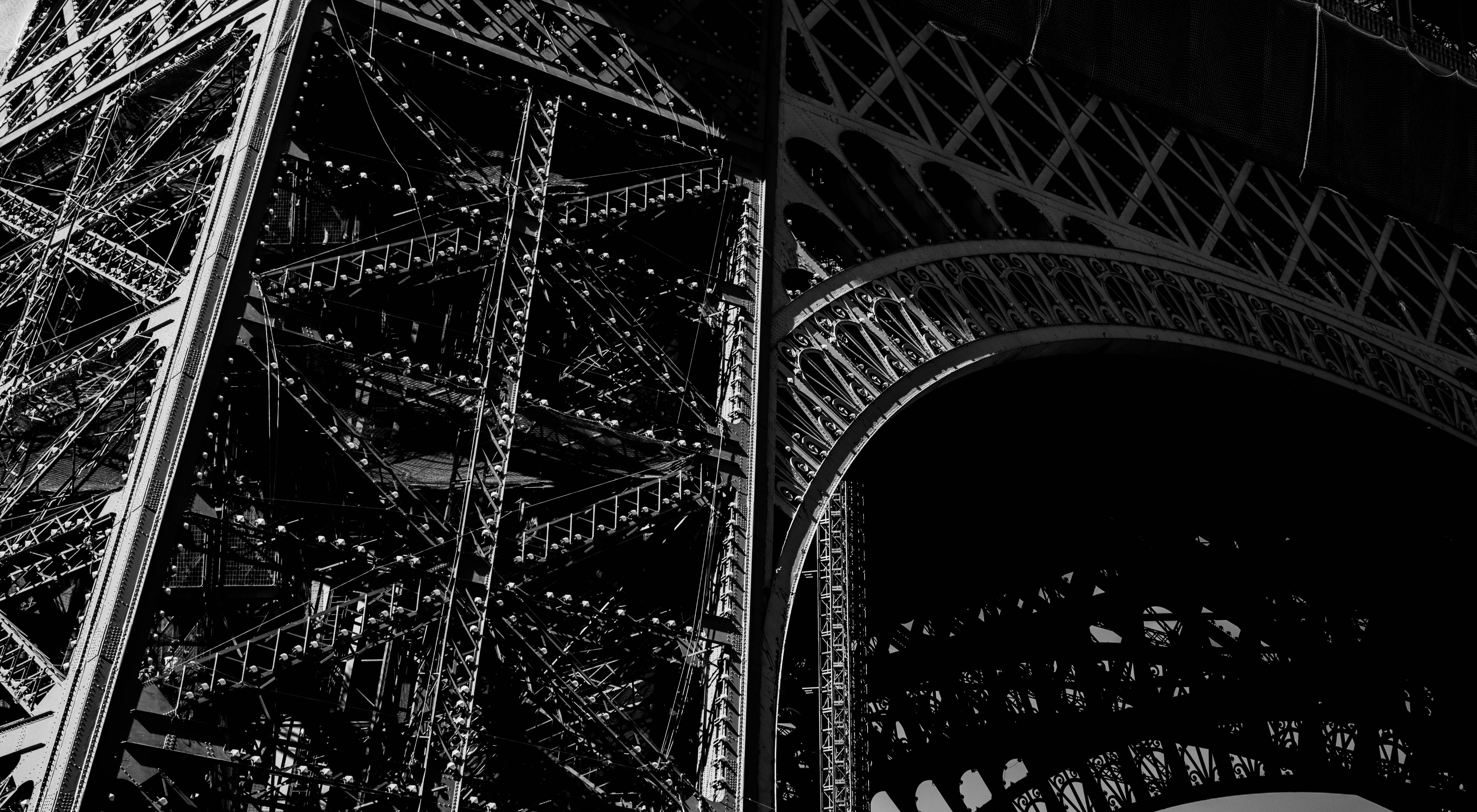 a close-up of a roller coaster