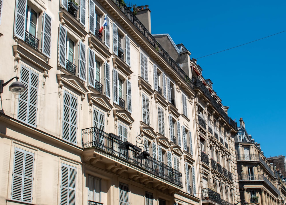 a row of buildings